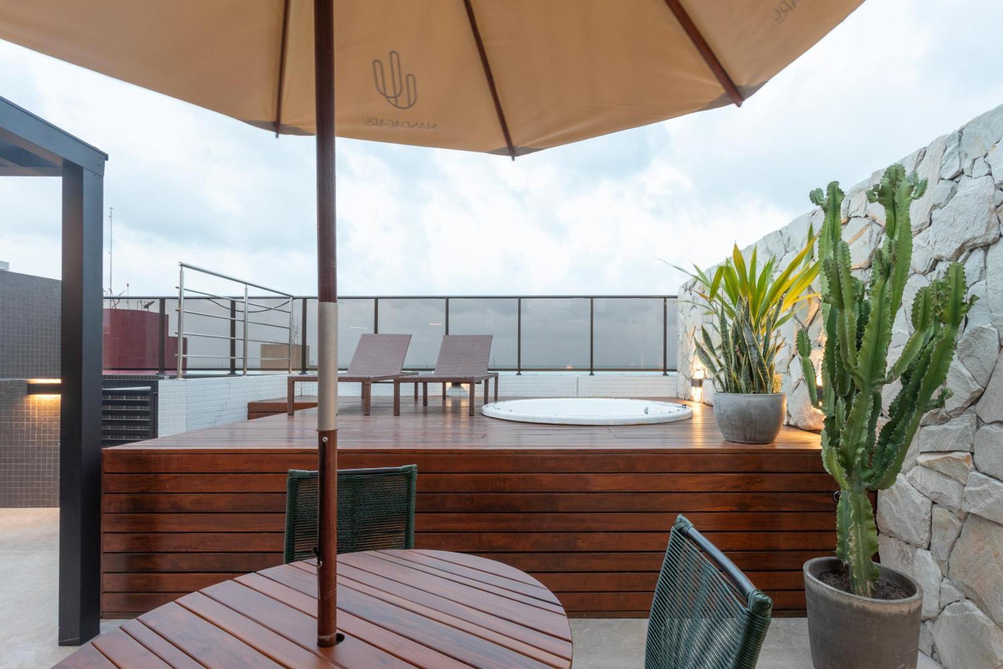 Cobertura Com Jacuzzi E Deslumbrante Vista Mar Apartment João Pessoa Exterior foto